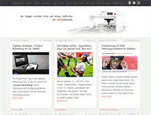 Tablet Screenshot of blog.henne-digital.com